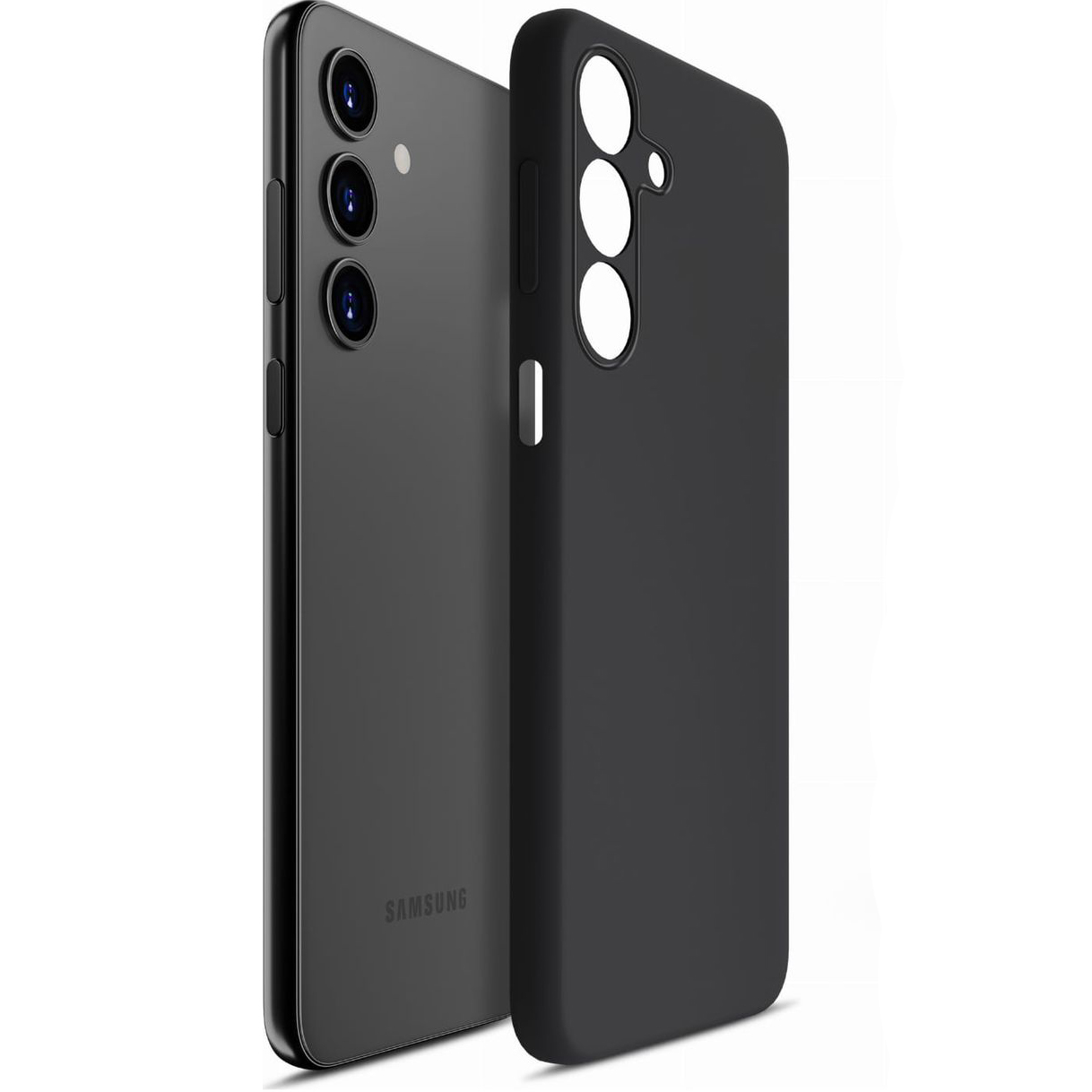 Etui 3mk Silicone Case do Samsung Galaxy A15 5G, czarne.